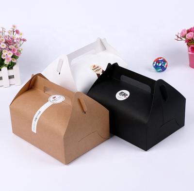 China recyclable & Handmade Plain Kraft Paper Packaging Box For Hotsale Cake From China Supplier for sale