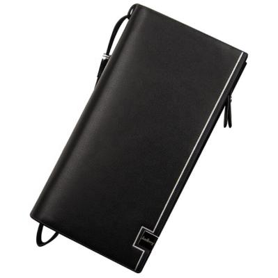 China Waterproof Compact Slim Slim Credit Card PU Wallet Leather Men Leather Soft Vertical Men's Wallet for sale