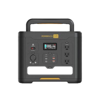 China 1500W POWERNESS Portable Generator Power Station Mobile Emergency Outdoor Power Station Charger Outdoor Hiker u1500 for sale