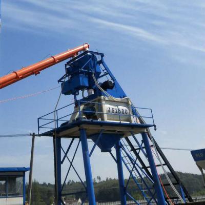 China Building Material Stores Construction Used Hopper Universal Self Loading Hopper Lifting Type Concrete Mixer for sale