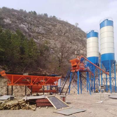 China Building material shops HZS25 concrete plant 25m3 h concrete-mix concrete batching plant for sale