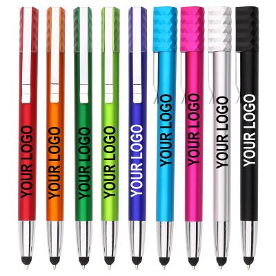 China Custom Promotional Pen Logo Stylus Touch Screen Ballpoint Pen For Smart Phone for sale