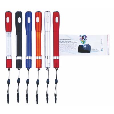 China Promotional Pen Customized Mini Short Pull Banner Pen with Movable Lanyard and Led Light, Gift Advertising Banner Ballpoint Pen for sale