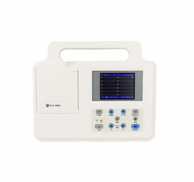 China Máquina portátil del electrocardiógrafo del monitor de Ecg de 3 canales construida en impresora en venta