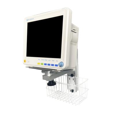 China Hospital Aluminium Alloy Wall Mounted Monitor Bracket Wards For Patient Monitor for sale