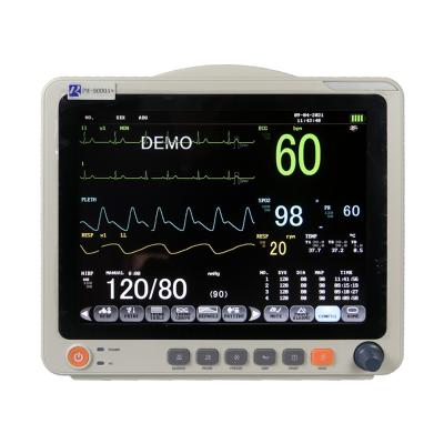 Chine 12 moniteur patient de paramètre multi du matériel médical ICU de vétérinaire d'écran tactile de couleur de pouce à vendre