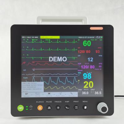 China Módulo modular de USB Wifi do monitor paciente do tela táctil de 15 polegadas com 3 5 ligação ECG à venda