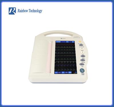 China Maschine 10 Zoll-medizinische ECG bunte LCD-Mehrfachverbindungsstellen-Arbeitsmodi für Patienten zu verkaufen