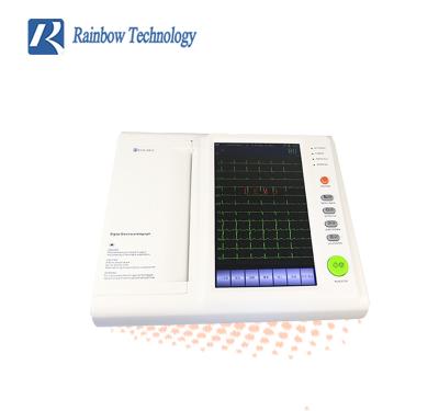 中国 RS232 USBはMedical ECG Machine OEM 12 Lead ECG Machine Portableをインターフェイスさせる 販売のため