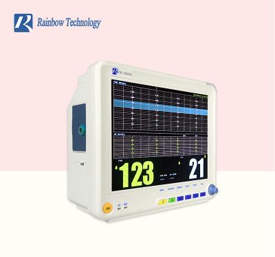 China multi Parameter-fötales Monitor Toco FHR Farbe-TFTs fötales Herz Rate Machine zu verkaufen