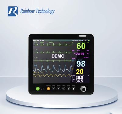 中国 色TFT LCDの携帯用Multiparameterのモニター15のインチの忍耐強い徴候のモニター 販売のため