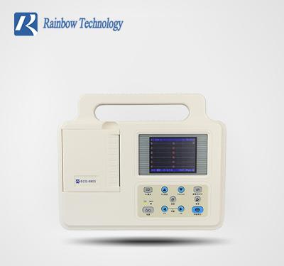 중국 신체 검사 소형 3 채널 ECG 기계 OEM 고급 의료 기기 ECG-8803 판매용