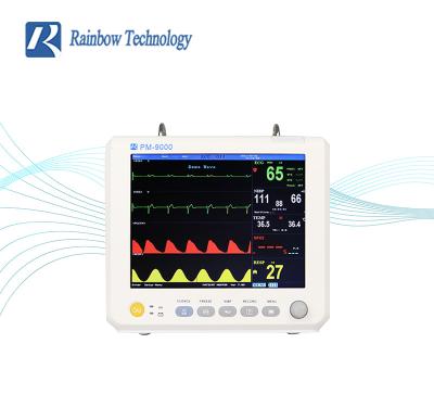 Cina Fissato al muro a 8 pollici cardiaco del monitor paziente di Multipara di sanità standard in vendita