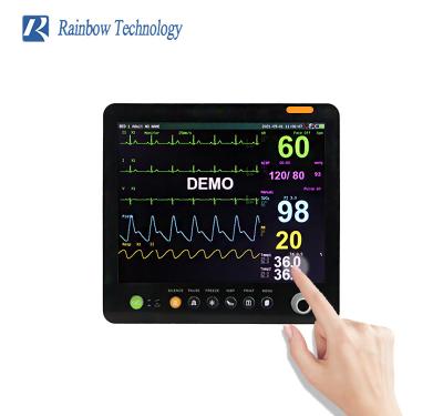 China Medizinischer multi Monitor-Patient des Parameter-220V 15 Zoll-Touch Screen Monitor zu verkaufen