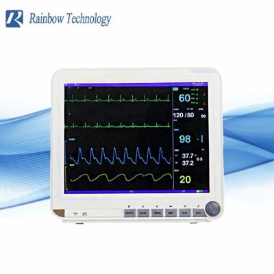 China Monitor paciente Vital Sign Monitoring del parámetro multi grande de las fuentes del hospital 15 pulgadas en venta