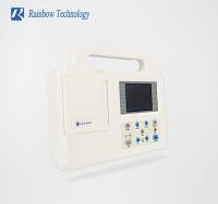 China 3.5 Inch Ekg ECG Machine Handle Easy To Carry Durable 1/3 Leads for sale