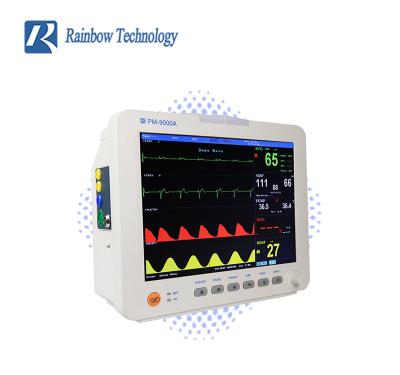 Cina Multi carretto mobile facoltativo del monitor paziente di parametro di analisi patologica a 12,1 pollici in vendita