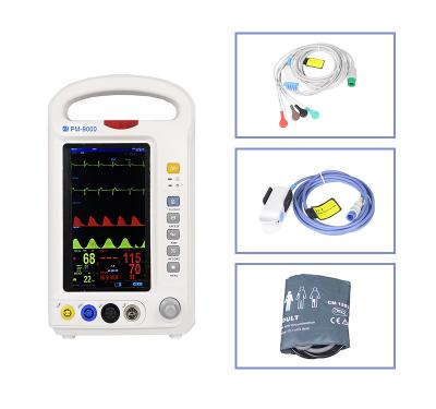 中国 医療施設の救急処置のための手持ち型の忍耐強いモニターの救急車の6パラグラフの忍耐強いモニター中国 販売のため