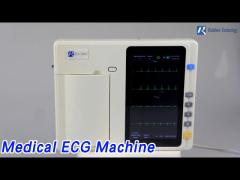 Digital Filters Medical ECG Machine High Capacity With SD Memory