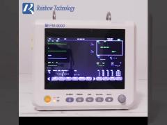 Bedside 7 Inch Multiparameters Vital Signs Monitor For Hospital Emergency