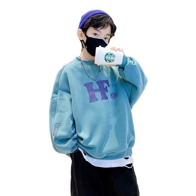 China Wholesale Heavy Pullover Cotton Casual Oversized Hoodie Plus Fleece For Kids Hip Hop Style for sale