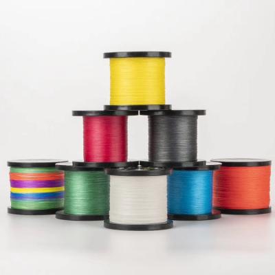 China High strength multicolor weaves series fishing line good quality pe braided fishing line for sale