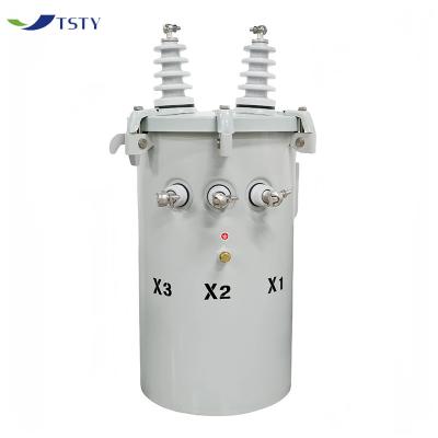 China High Voltage 25kva 37.5kva 7620V 12kV Single Phase Pole Mounted Transformer for Power for sale