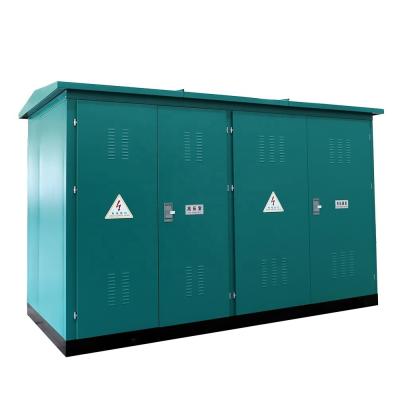 China Copper YB Type Box Substation Customized 630KVA 15KV pad mounted transformer for solar farm project for sale