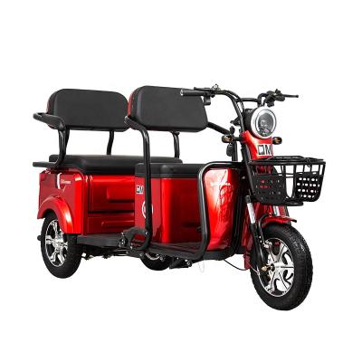 China Led Electric Lights Tricycle 3 Wheel Motorcycle Scooter Long Range Mobility Scooter With Lead Acid Battery for sale