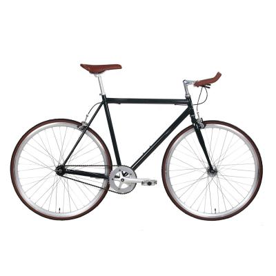 China Classic Vintage 54cm Fixie Bicycle 700c Fixed Gear Bike Single Speed ​​Fixie Bicycle With Brakes for sale