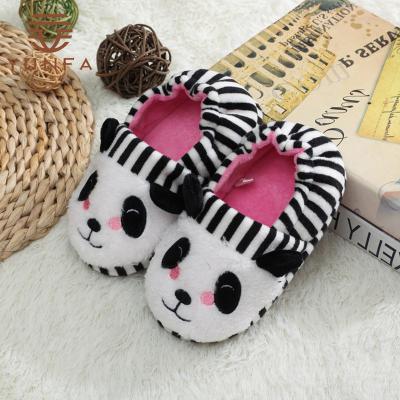 China Designer 2021 New Arrival Winter EVERGREEN Children Colorful Furry Slides Fur Slippers Babies Plush Sandals Kids Shoes For Girls for sale