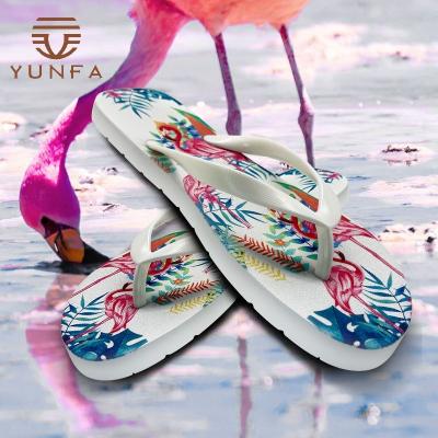 China New Trend Fashion Designer Slippers Outdoor Flip Flops Girls Indoor Shoes PVC LadiesThongs Flat Sandals Slide Slippers For Women for sale