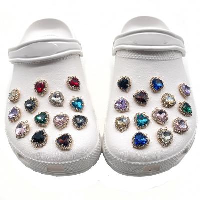 China Clog Charm DIY Crystal Jewelry Ladies Garden Shoes Accessories Women Slippers Buckles Girls Sandals Flower For Clogs Charms for sale