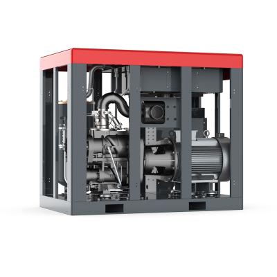 China Energy Saving Lubricated 55 Kw Screw Two Stage Air Compressor for sale