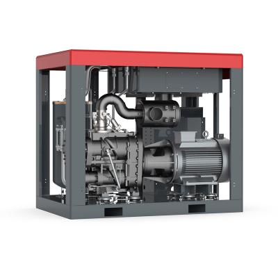 China 75 Kw Lubricated Industrial Electric Electric Two Stage Screw Air Compressor With Factory Price for sale