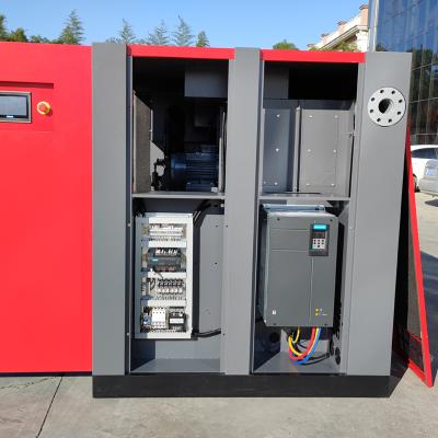 China Solvent Lubricated 90 Kw 125 Hp Screw Air Compressor Two Stage Screw Air Compressor for sale