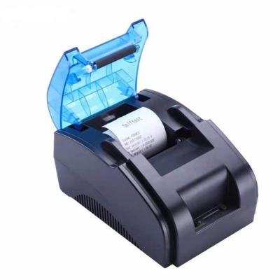 China Cheap Hotels 58mm Mini Thermal Printer Receipt POS Printer Black And White For Smartphone And Computer Bt+usb for sale