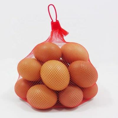 China High Quality Food , Colorful Plastic Net Bag For Packaging Eggs for sale