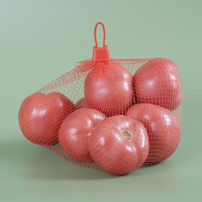 China Food 100% Biodegradable Fruit Mesh Net Bag Plastic Mesh Netting For Fruits for sale