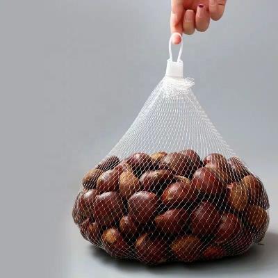 China Wholesale Pe Mesh Bag Vegetable Bag Chestnut Food Plastic Packaging Portable Net Bag for sale