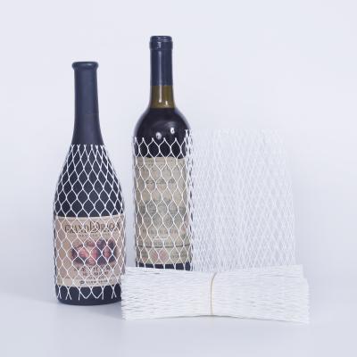 China Good Quality Bottle Glass Bottle Various Wine Bottles Packaging Mesh Cylinder Net Sleeve For Glass Bottle for sale