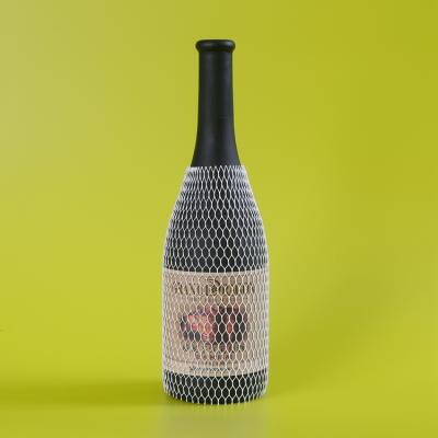 China Consistently Popular Luxury And High Quality Mesh Plastic Net Bag Wine Bottle Glass Bottle Protection for sale