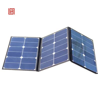 China Barrery charging 60w China factory monocrystalline folding glass solar panel PV module power system for power station and home solar system for sale