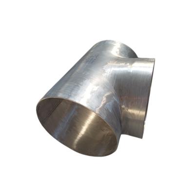 China Pipe Lines Connect Baoji Source Manufacturer Produces ASME Seamless Pipe Fittings Equal Diameter Titanium Tee for sale