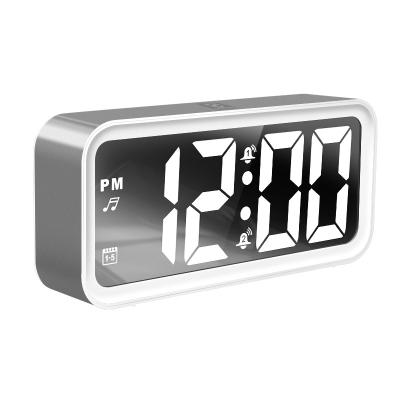 China Calendars New Products Alarm Clock Plastic Material Digital Led Nap Function And Auto Shine With USB Charging Port For Hotel for sale