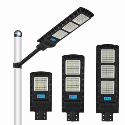 China Theme Park Outdoor Waterproof Solar Street Light Ip65 Smd 100w 200w 300w All In One Integrated Led Solar Street Light for sale