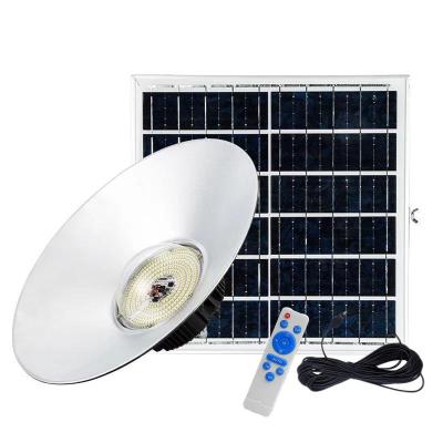 China New Design Garage Warehouse Indoor Outdoor Chandelier Remote Control Light 300W UFO LED Solar High Bay Light for sale