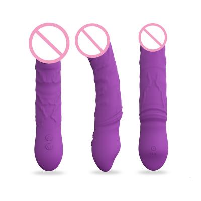 China Dual Drive Tracy Motor Dog Full Silicone Rotating Vibrating Dildo Dual Drive For Women Vagina Stimulation Masturbation Vibrator for sale