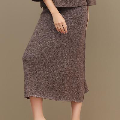 China New Arrival Cashmere Anti-Shrink Dress Designs Cashmere Sweater Women Dresses for sale