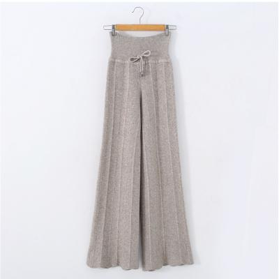 China OEM viable wholesale pants knitted pants women cheap price polyester pants for sale